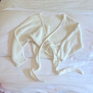 27 miles cream tie top